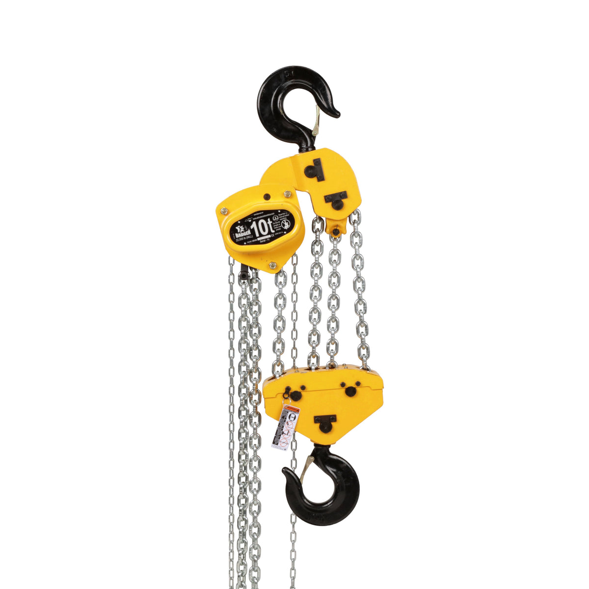 Badger Manual Hoist 0.5t to 10t– The Badger Manual Hoist (0.5t to 10t) is a low headroom, lightweight, and durable hoist that is designed for lifting and pulling operations in various settings. It features a formed steel enclosure that protects against contamination, fully enclosed gearing, a self-adjusting load brake, and drop forged alloy hooks with heavy-duty safety latches, among other features. – Now available at MTN Shop US. - imagen 7