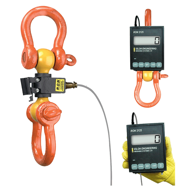 Eilon Engineering Ron Crane Scales™ Ron 2125 Wired Dynamometer with 1"/25mm Attachable Display– Ron Crane Scales™ Ron 2125 Wired Dynamometer with 1"/25mm Attachable Display – Now available at MTN Shop US.