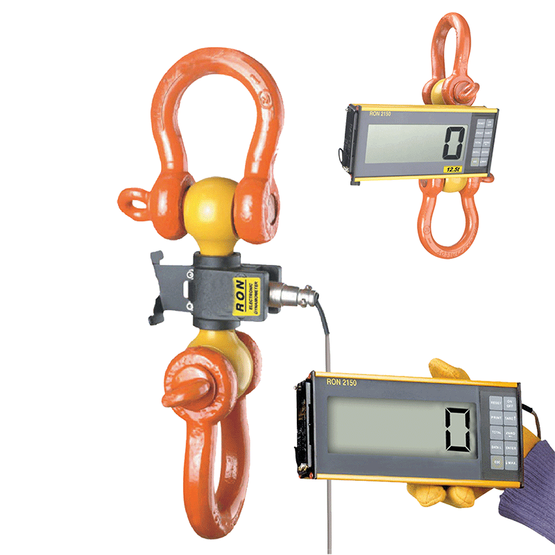 Eilon Engineering Ron Crane Scales™ Ron 2150 Wired Dynamometer with 2"/50mm Attachable Display– Ron Crane Scales™ Ron 2150 Wired Dynamometer with 2"/50mm Attachable Display – Now available at MTN Shop US. - imagen 4