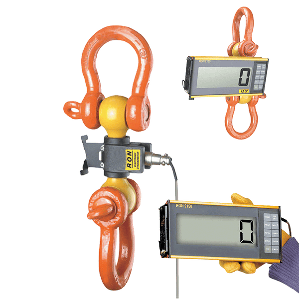 Eilon Engineering Ron Crane Scales™ Ron 2150 Wired Dynamometer with 2"/50mm Attachable Display– Ron Crane Scales™ Ron 2150 Wired Dynamometer with 2"/50mm Attachable Display – Now available at MTN Shop US.