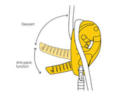 Petzl I’D® L Descender/Belay Device - Anti-Panic Function - imagen 4