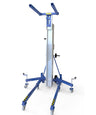 Kuzar Industrial Lifter 300kg/7.3m with 100kg Counter Weight & Basket - HAMMER 73CW– Kuzar lifter 300KG- a robust industrial stacker with Counter Weight basket and 100kg of weight included. Made in Spain, the HAMMER 73CW Lifter has been designed for vertically lifting loads, and horizontal movements with the load lifted at minimum height. This stacker with an impressive 300kg capacity has high-quality wheels for easy movement and a powerful winch for efficient lifting whilst remaining compact and agile. Com