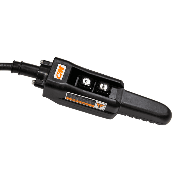 CM Control Station (Pickle) - Assembled– Assembled CM Control Stations in variety of pin-out options. CM Hoist Pickles include installation wiring and hardware—for use with CM electric chain hoists. – Now available at MTN Shop US.