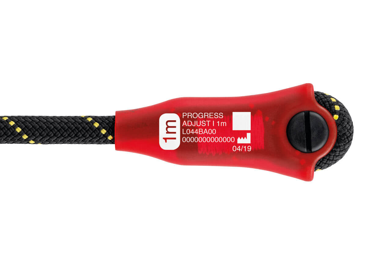 Petzl PROGRESS ADJUST-I Progression Lanyard - Individual Identification Marking on Plastic Sheath - imagen 5