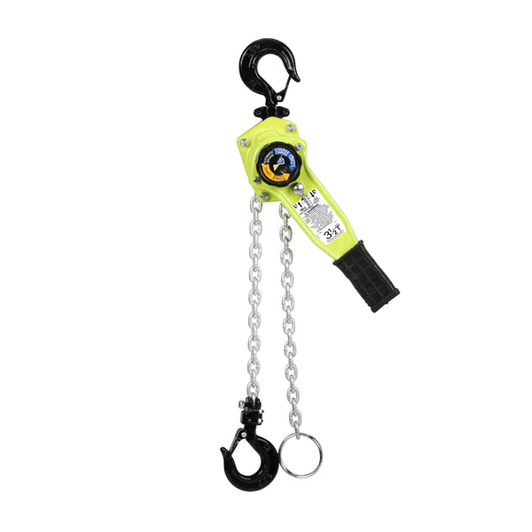 AMH Lever Hoist 3.2t to 9t USA Chain– The AMH Lever Hoist USA Chain is a versatile and reliable tool for lifting and moving heavy loads. Its lightweight construction and easy-to-use lever mechanism make it a popular choice for a wide range of industrial applications. With its durable all-steel construction and high-quality load chain, this hoist is built to last and can provide years of reliable service. – Now available at MTN Shop US.