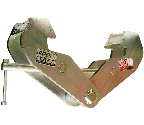 OZ Lifting USA Beam Clamps– The Oz Lifting USA beam clamp is engineered for use with manual or powered hoists to secure beams for lifting. The clamp is made with an all-steel fully-welded construction and allows for super-quick attachment to most I-beams. The clamps have all been individually tested and are available in 1 ton, 2 ton, 3 ton, 5 ton and 10 ton lifting capacities. – Now available at MTN Shop US.