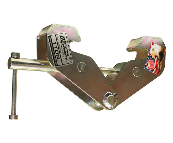 OZ Lifting USA Beam Clamps– The Oz Lifting USA beam clamp is engineered for use with manual or powered hoists to secure beams for lifting. The clamp is made with an all-steel fully-welded construction and allows for super-quick attachment to most I-beams. The clamps have all been individually tested and are available in 1 ton, 2 ton, 3 ton, 5 ton and 10 ton lifting capacities. – Now available at MTN Shop US.