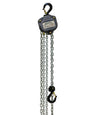 OZ Lifting Industrial Chain Hoist– The Oz Lifting industrial chain hoist is an all-steel chain hoist available in capacities of 0.25 ton, 0.5 ton, 1 ton, 2 ton, 3 ton and 5 ton. The hoist uses a 100% load tested grade 80 alloy chain and features fully enclosed gearing for protection against contaminants and debris. The hoist has load sheave bearings and a long lasting powder coated finish. The steel handle has a rubber grip for easy control and grip. The hoist also has forged alloy steel hooks to securely a