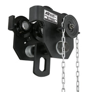 OZ Lifting Geared Beam Trolley– The Oz Lifting geared beam trolley is designed for use with manual or powered hoists to shift loads across a lateral plane with gearing for positive load positioning. The trolley is available with lifting capacities ranging from 1 ton to 30 tons. The trolley has a lightweight and robust construction that is both maneuverable and durable. – Now available at MTN Shop US. - imagen 4