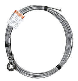 OZ Lifting 1/4" Galvanized Cable with a Ball