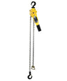 OZ Lifting Premium Lever Hoist– The OZ Premium Lever Hoist is a durable and versatile lever hoist that can be used for both lifting and pulling. The double reduction gearing minimizes lifting effort and the hoist can be operated in tight spaces thanks to the 360-degree handle rotation. Enclosed brake system, gearing systems, fully enclosed lift wheel and a sealed roller bearing keep the hoist protected from debris and contaminations to ensure smooth operations over time. Standard overload protection kicks i