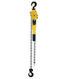 OZ Lifting Premium Lever Hoist– The OZ Premium Lever Hoist is a durable and versatile lever hoist that can be used for both lifting and pulling. The double reduction gearing minimizes lifting effort and the hoist can be operated in tight spaces thanks to the 360-degree handle rotation. Enclosed brake system, gearing systems, fully enclosed lift wheel and a sealed roller bearing keep the hoist protected from debris and contaminations to ensure smooth operations over time. Standard overload protection kicks i