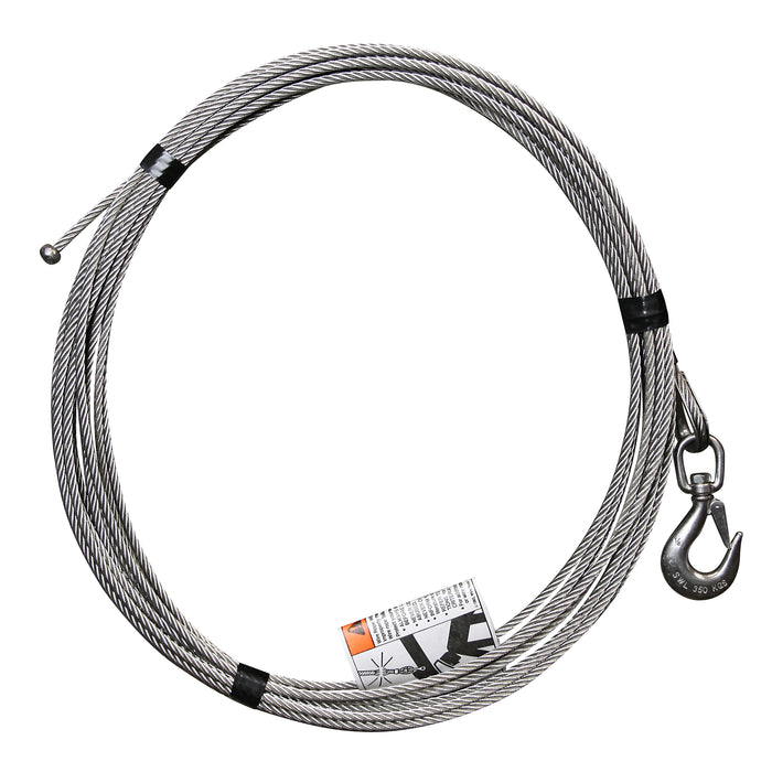 OZ Lifting 1/4" Stainless Steel Cable with a Ball