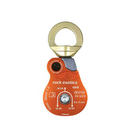 Rock Exotica Omni-Block 1.5" Pulley– The Omni-Block combines a swivel and pulley into one tool, and incorporates a unique sideplate that opens while the pulley is still attached to the anchor. – Now available at MTN Shop US.