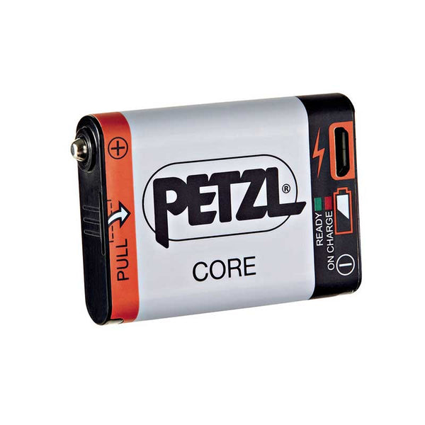 Petzl CORE Rechargeable Battery for Actik Headlamps – High-capacity Lithium-Ion 1250 mAh rechargeable battery guarantees high performance lighting for HYBRID headlamps. – Now available at MTN Shop US.