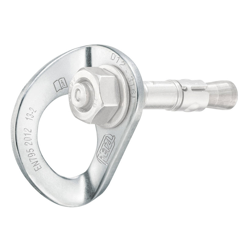 Petzl Coeur Hanger (20pk) – Steel hanger designed for interior uses with 10 and 12 mm bolts. Hanger: - made of steel, for interior uses - hanger anti-rotation system. – Now available at MTN Shop US. - imagen 3