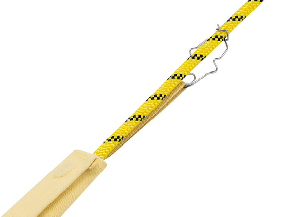 Petzl PROTEC Plus High Strength Rope Protector – The Petzl Protec Plus rope protector is a rope protector for protection against particularly abrasive surfaces or heat for recue work or working at a height. Thanks to its aramid construction, the Protec Plus is more durable than the tegular Protec. The protector is simple to install. The majority of ropes for professional use are compatible with the Protec bPLus as well as anchor straps. – Now available at MTN Shop US.