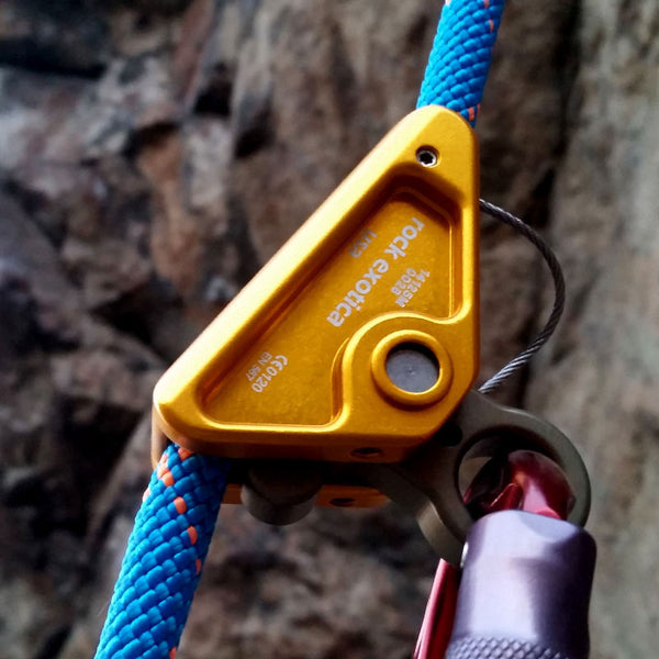 Rock Exotica rockGrab– The RockGrab is an advanced version of the traditional rope grab. The rockGrab body is milled along the side to remove unnecessary material. – Now available at MTN Shop US.