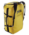 Petzl Duffel 85 Large Capacity Gear Bag – The Petzl Duffel 85 is a versatile, comfortable and practical gear bag with a large 85 liter capacity. The bag can be carried in multiple ways; the padded back shoulder straps make it a comfortable backpack and the removeable shoulder straps are also padded for cushioning when used as a shoulder bag. The Duffel 85 has a large suitcase style opening for easy access to equipment. The bag features a large pocket for a helmet or shoes and two pockets in the inner flap f