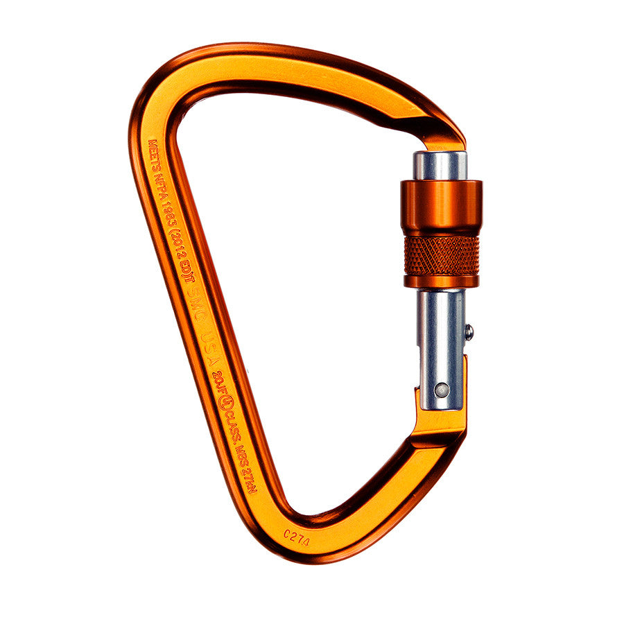 PMI SMC Kinetic Screw-Lock Carabiner – NFPA– The SMC Kinetic Carabiner meets all of your personal protection requirements. Screw-gate .98" opening with key lock nose. Ideal for at height work; Lightweight – Now available at MTN Shop US. - imagen 5
