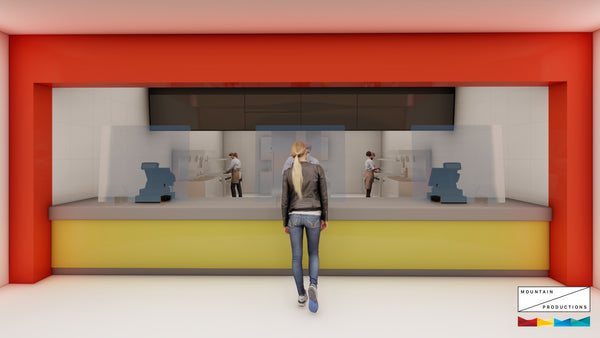 MTN Plexiglass Protective Screen 2'-2" (W) x 3' (H)– This is a transparent anti-bacterial screen with stands to place on a counter or desk, limiting the risks of airborne germs between colleagues whilst still enabling them visibility. – Now available at MTN Shop US.