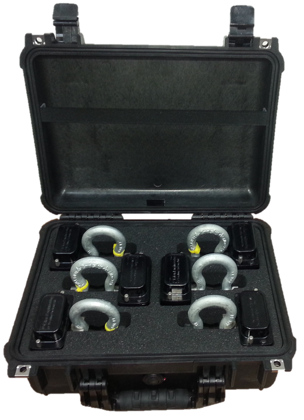 Eilon Engineering Ron StageMaster™ Wireless Shackle Pin Load Cell Kit w/ Portable Receiver– – Now available at MTN Shop US.