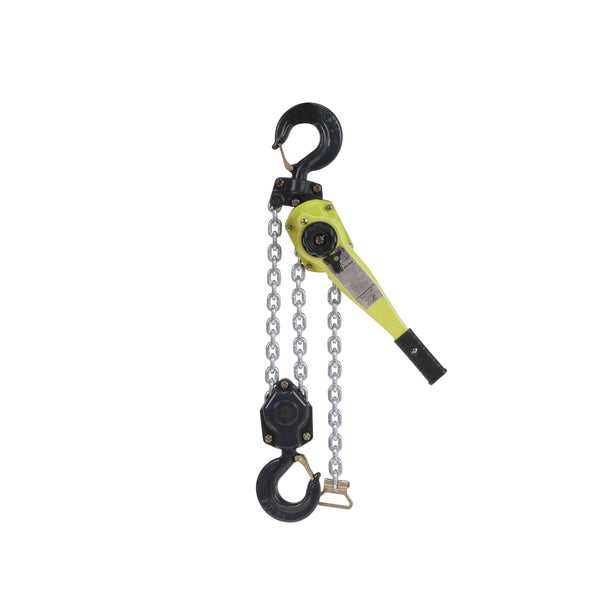 X5L Lever Hoist 7 US Ton x 05' Lift to 20' Lift– The X5L Lever Hoist 7 US Ton is a reliable tool with a lifting capacity of 7 US tons and a lift range of 05' to 20', suitable for heavy-duty jobs. It has an exceptional brake system, bolted hook blocks, and 100% inspected hooks, ensuring safe operation. The all-steel body, powder coat, and plated external parts make it durable and corrosion-resistant. – Now available at MTN Shop US.