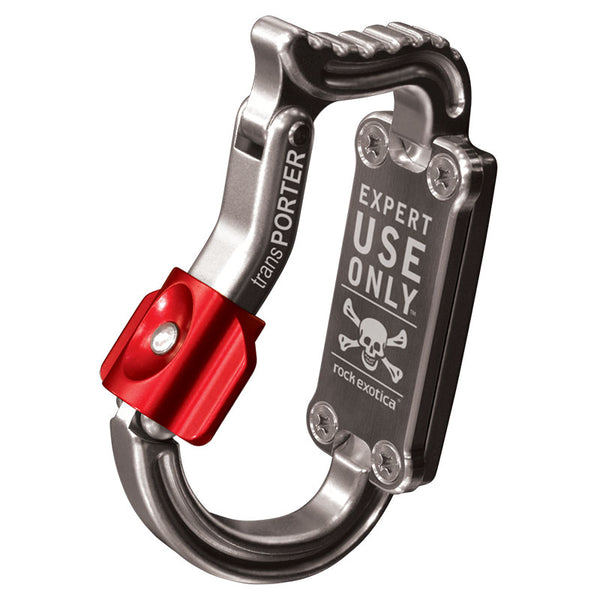 Rock Exotica Transporter Carabiner– The transPorter is designed as a harness “tool-holder” made for ease of use and security. – Now available at MTN Shop US.