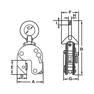 Camlok™ CY Hinged Universal Plate Clamp– For lifting longer plates with two leg chain slings, turn to Camlok’s CY Hinged Universal Plate Clamp. These plate clamps can be used on materials up to a surface hardness of 300 Brinell (32HRc). Because of a swiveling hook ring feature, the CY Hinged Plate Clamp can be fitted to a steel plate in any position. – Now available at MTN Shop US. - imagen 2