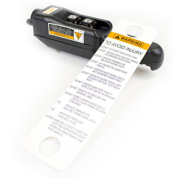 CM Control Station - warning