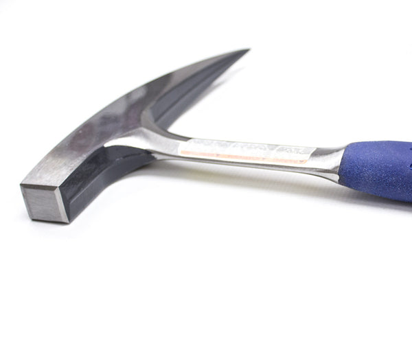 Estwing 22 oz. Solid Steel Rock Pick Hammer– The Estwing Rock Pick Hammer is made of solid steel and forged in one piece. Shock reducing grip reduces impact shock up to 70%. Single pick hammer design. Made in the USA – Now available at MTN Shop US.