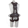 3M™ DBI-SALA® Exofit NEX™ Rope Access/Rescue Harness - Blackout - Rear View with Stand-up Lightweight Aluminum Back D-ring and Body Belt/Hip Pad with Lightweight Aluminum Side D-rings