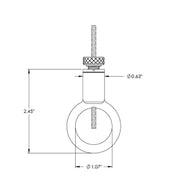 Griplock - Silver Grip for 3/32" & 1/8" Cable (Hook&Ring) Size - imagen 2