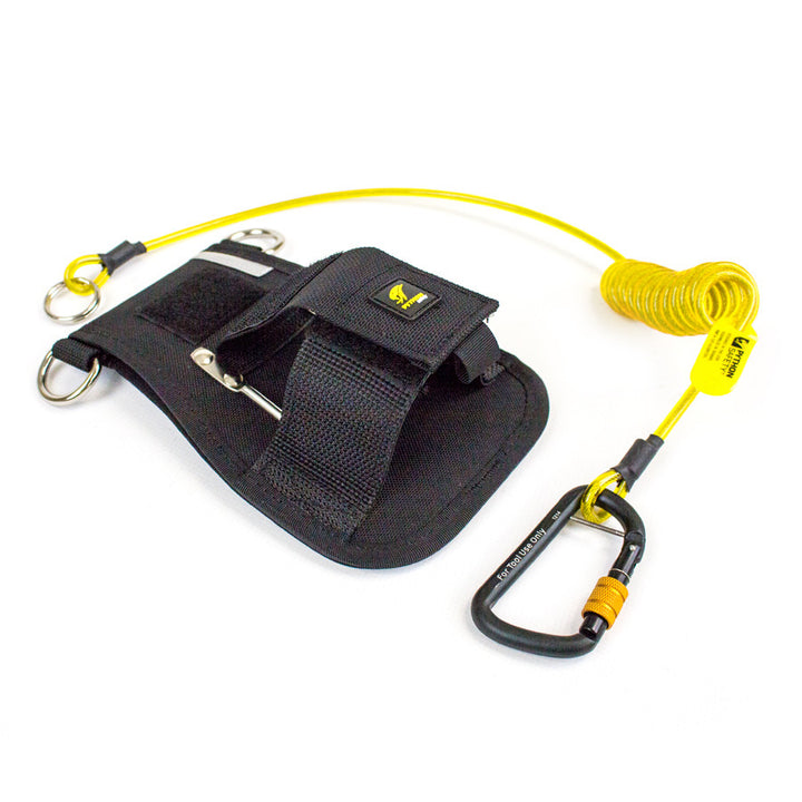 Funda para martillo Belt3M™ DBI-SALA® Funda para martillo para cinturón con gancho2 Correa en espiral de anillo rápido con cola