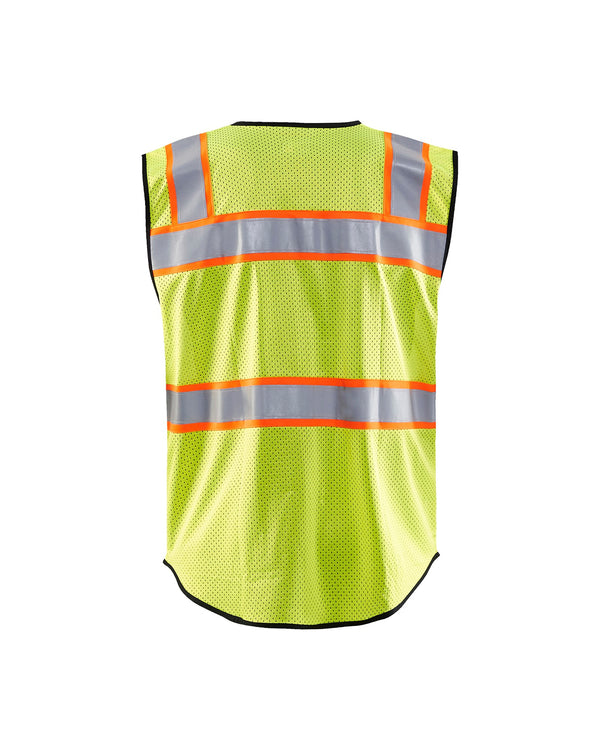Blaklader Hi Vis Vest 3130– The long-awaited Blaklader hi-vis mesh vest is here at last. Built like the rest of our garments the quality is unrivalled in the vest arena. The contrast with black fabric allows you to work at your best while keeping the garment clean and visible as long as possible. – Now available at MTN Shop US.