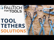 15 lb Tool Tether with choke-on cinch-loop and steel screwgate carabiner, 36" - imagen 4