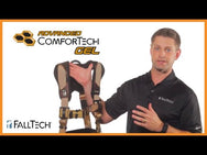 Construction Belted Full Body Harness, Tongue Buckle Leg Adjustment - imagen 6