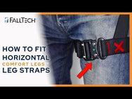 FT-Iron™ 4D Construction Climbing Full Body Harness, Tongue Buckle Leg Adjustments - imagen 5