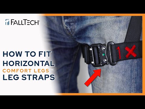 FT-Iron™ 3D+FD Climbing Non-Belted Full Body Harness, Quck Connect Adjustments - imagen 5