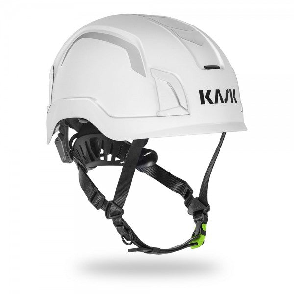 KASK Zenith X2 Hi Viz Safety Helmet– The KASK Zenith Hi Viz safety helmet is Class E rated with high visibility features. Durable and comfortable, universal adjustable size, three color options available – Now available at MTN Shop US.