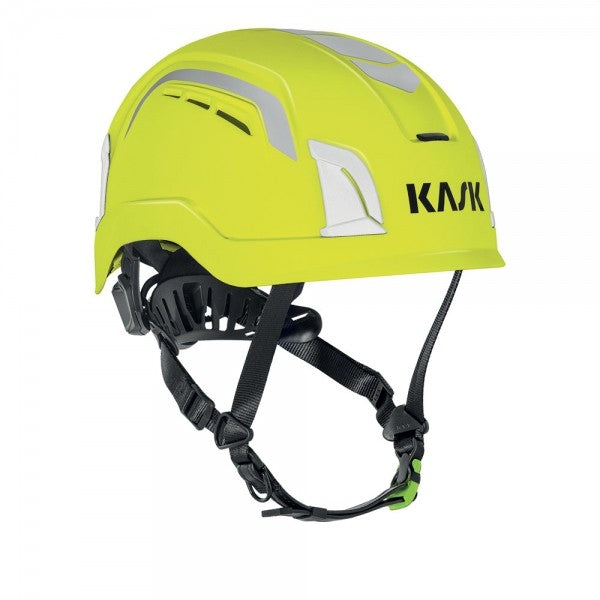 KASK Zenith X2 Air Hi Viz Safety Helmet– The KASK Zenith Hi Viz safety helmet is Class E rated with high visibility features. Durable and comfortable, universal adjustable size, three color options available – Now available at MTN Shop US.