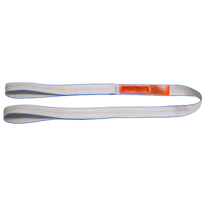 Lift All Tuff-Edge Polyester Web Sling, 2-Ply, Flat Eyes, 2” Width