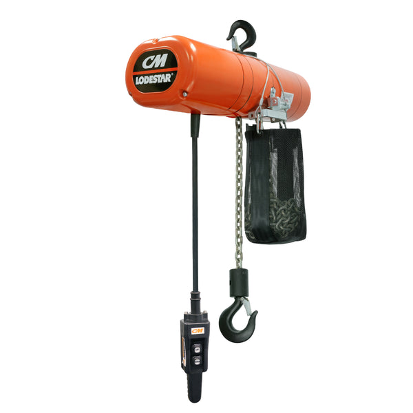 CM Next Gen Lodestar Electric Chain Hoist - 2 Ton Single Reeved (Model RRS)– – Now available at MTN Shop US.