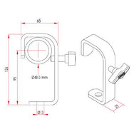 Doughty Hook Clamp Dimensions- MTN Shop  - imagen 3