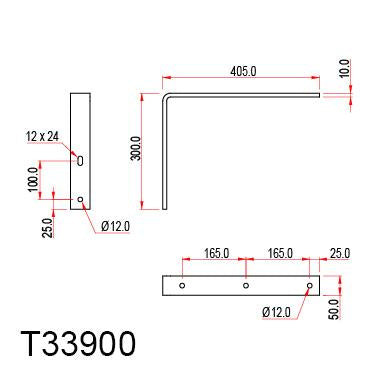 Doughty Wall Bracket- Light-duty& Heavy-duty- MTN Shop - imagen 3