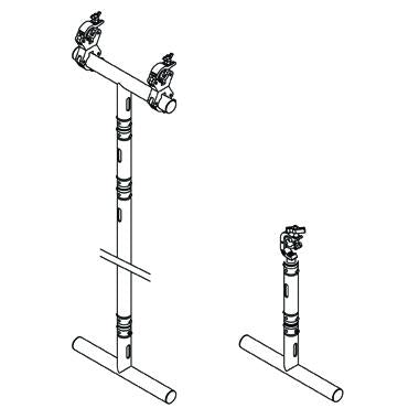Doughty Modular Drop Arm Tee ⌀2'' (Aluminum) offered by MTN Shop  - imagen 6