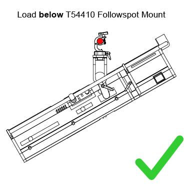Doughty Followspot Rail Mount Load - MTN SHOP - imagen 4