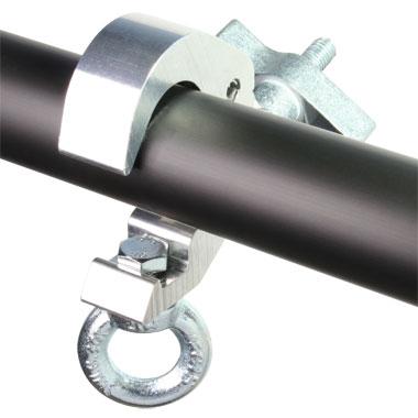 Eye Clamp: Slimline Quick Trigger Hanging Clamp Silver