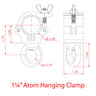 Doughty Eye Clamp: 1.25'' Atom Hanging Clamp - MTN Shop