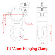 Doughty Eye Clamp: 1.5'' Atom Hanging Clamp - MTN Shop - imagen 5